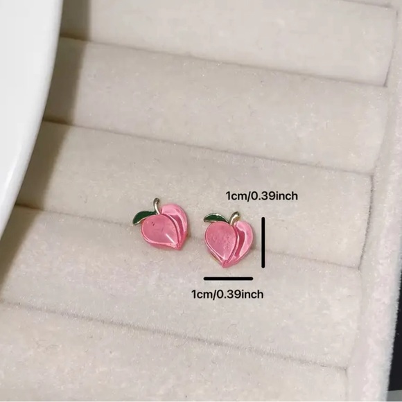 Peach Earrings - Picture 6 of 7